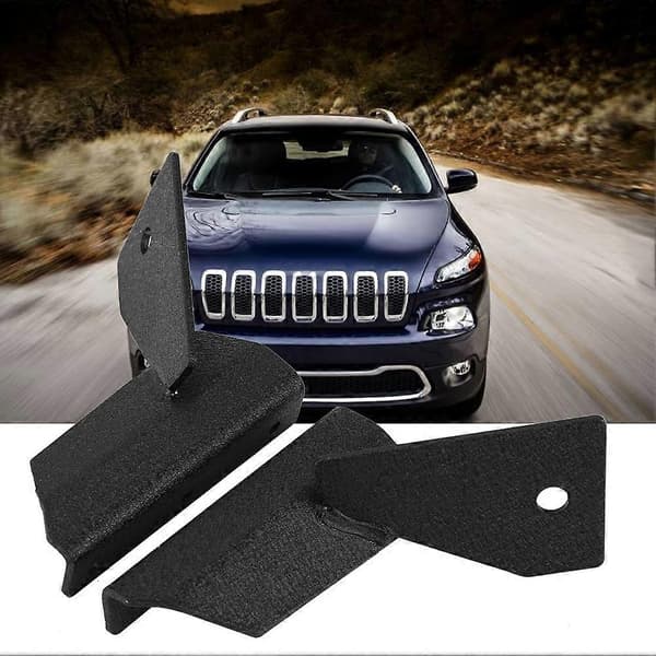 1 par bil A-stolpe vindruta montering LED arbetsljusfäste för Jeep Cherokee XJ