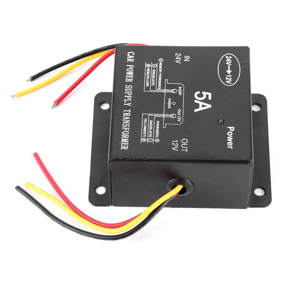 Høj Effekt Konvertering Effektivitet Buck Spændingsreducer DC 24V Til 12V Strøm Konverter Step Down Regulator Til Bil Audio Systemer Auto Genopretning Fuld