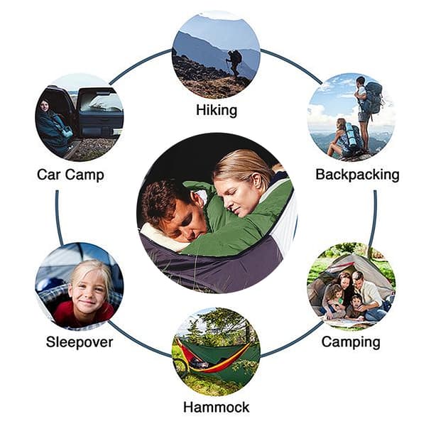 Camping Sovepose - Varm, til Vandring, Backpacking & Udendørs