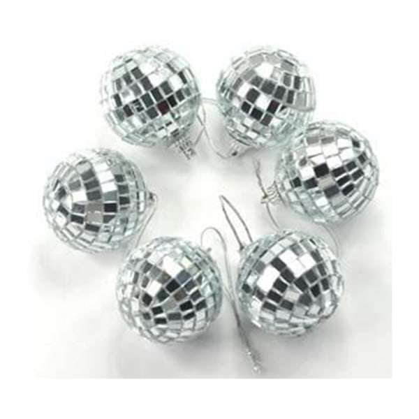 24 pcs 1.97 Inch Disco Ball Mirror Party Christmas Tree