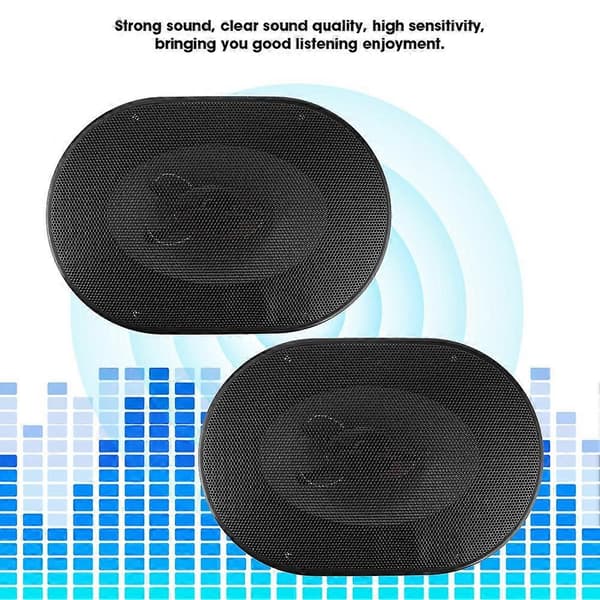 2 STK 380W Audiohøjttaler 5x7in HiFi Koaksial Stereo til Bildør Bagagerum Handskerumspanel