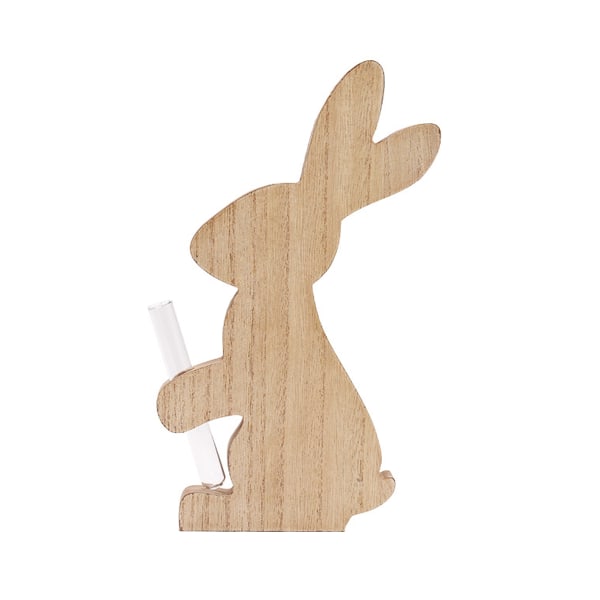 Retro Easter Decorations, Wooden Rustic Vintage Easter Bunny