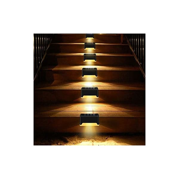 Oppgraderte Solcelle Utelys for Patio, 8 Pakk Vanntette LED Sol