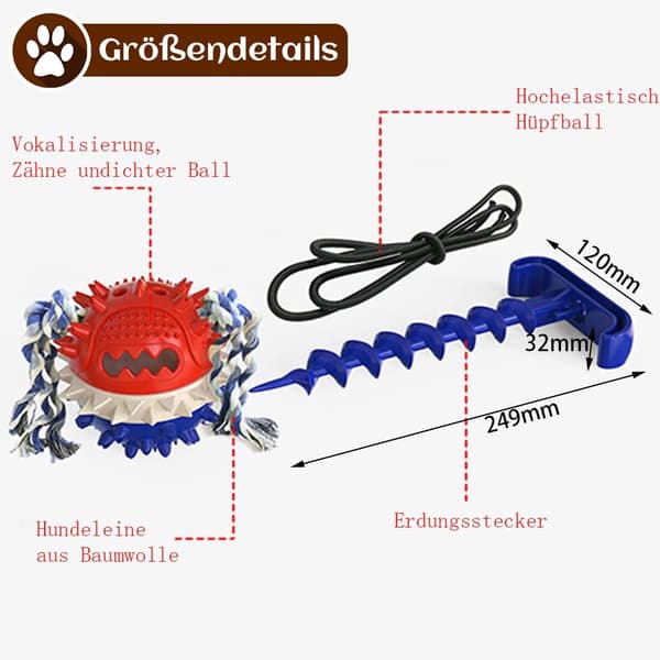 Anyingkai Hundetandrensning og Foderdispenser, Multi-Funktion P