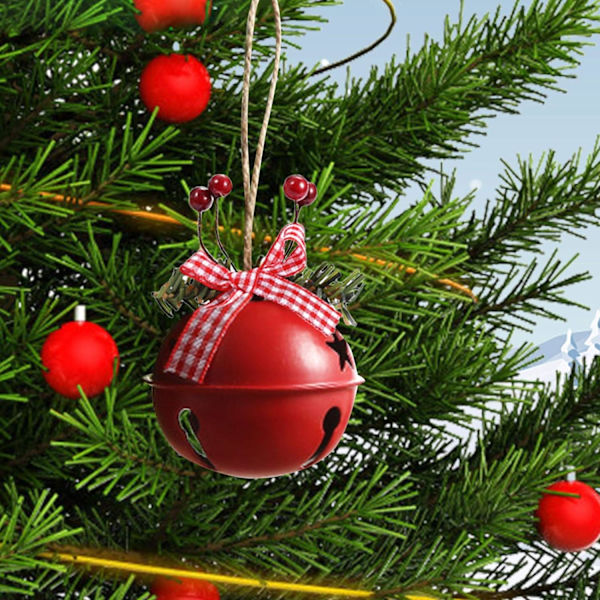Cloche De Noel, 6PCS Ensemble De Décorations d'arbre De Noël