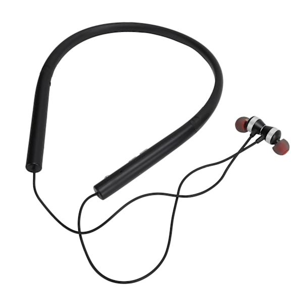 VJ751 Nackbands Bluetooth Sport Hörlurar Anti-Fall Smart Headset Lämplig för Träning Svart