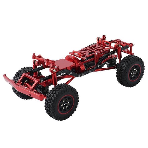 4 STK Beadlock Mini Crawler Hjul og Dæk Sæt til 1/24 RC Crawler Bil Axial SCX24 Jimny SG1801 Opgraderingsdele, A