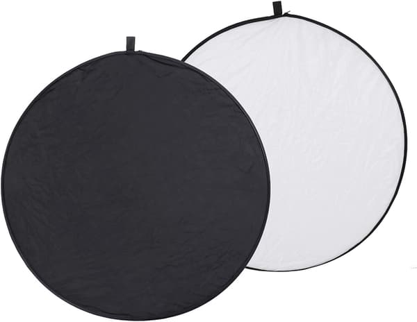 5 i 1 Reflektor 32 tommer 80 cm bærbar gennemsigtig, sølv, guld,