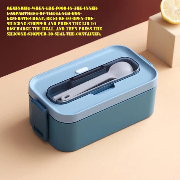 Bento Box, 1000ml Madkasse, Morgenmadskasse, Velegnet til Børn, Voksen