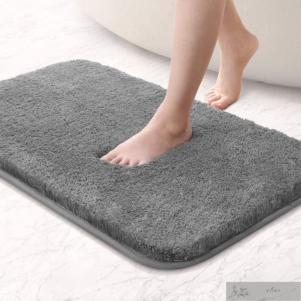 Absorberande Halksäker Extra Tjock Badrumsmatta Chenille