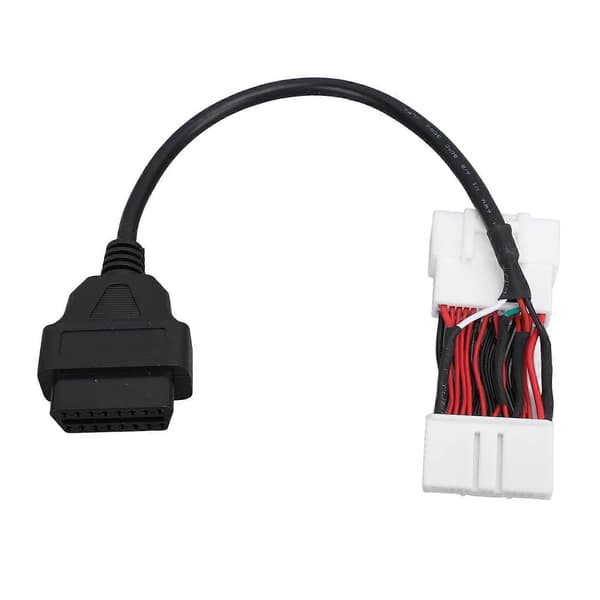 OBD 16-pin til 26-pin splitteradapterkabel høy fleksibilitet jevn overføring erstatning for Tesla Model 3 Y