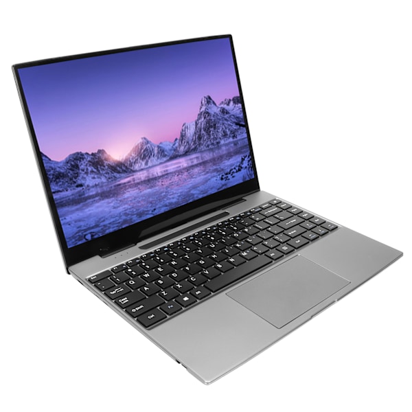 14-tums laptop för Windows 11 för Intel J4125CPU 2.4G 5G WIFI 3K IPS Silver Bärbar Laptop Med Magnetisk Kamera 100‑240V 8+256 AU-kontakt