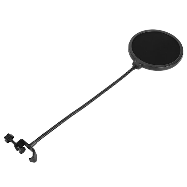 Flexibel Svanhals Pop Shield, Mikrofon Studio Tillbehör med Salivskyddsskärm för Professionell Inspelningskvalitet