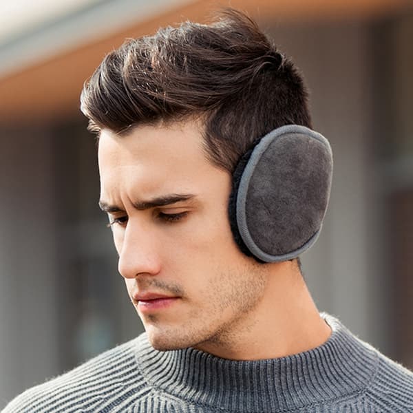 Värmare för män och kvinnor Klassiska Unisex Vinter Varma Öronmuffar grey