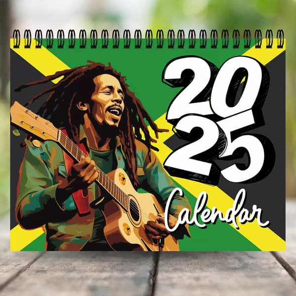 Bob Marley Kalender 2025 | 12-månaderskalender