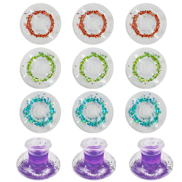 12st uppblåsbar dryckeshållare Confetti Drink Uppblåsbar flytande