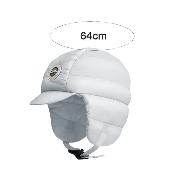 Dame Varm Øreklap Vinterhat Udendørs Vinterhue, Varm Trapper Hat Øreklapper Vinterhat light gray