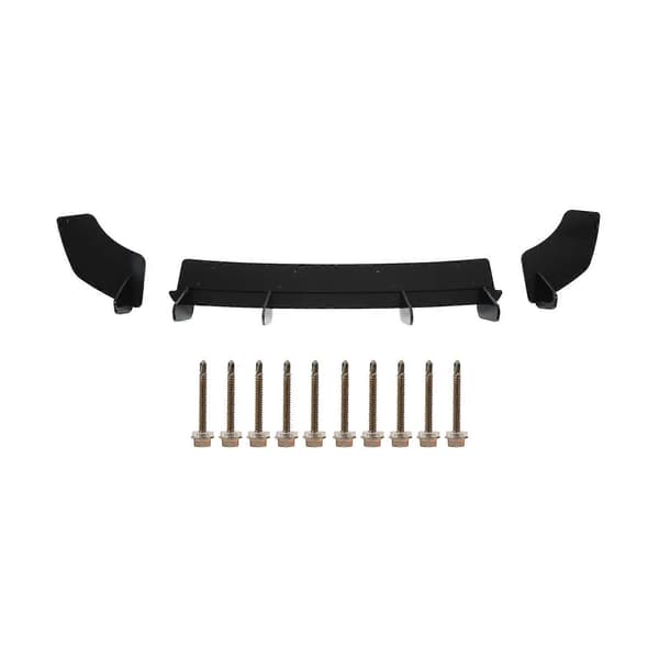 Blank Sort Maxton Style V2 Bagkofanger Diffuserforlænger Med Sidesplittere Forklædeflapper Erstatning til MK7 2013-2016