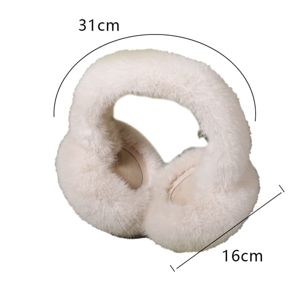 Vær Fluffy Ørevarmere Vinter Varmt Hodebånd Søte Slappe Ørevarmere