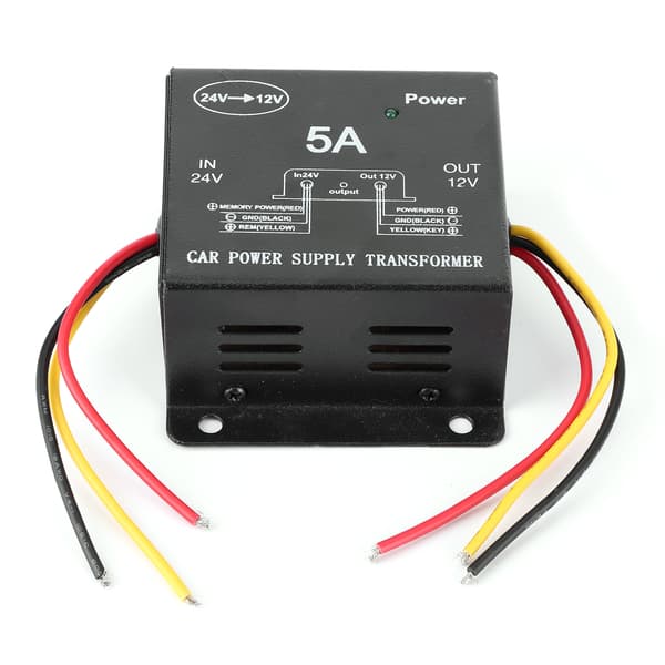 Høj Effekt Konvertering Effektivitet Buck Spændingsreducer DC 24V Til 12V Strøm Konverter Step Down Regulator Til Bil Audio Systemer Auto Genopretning Fuld