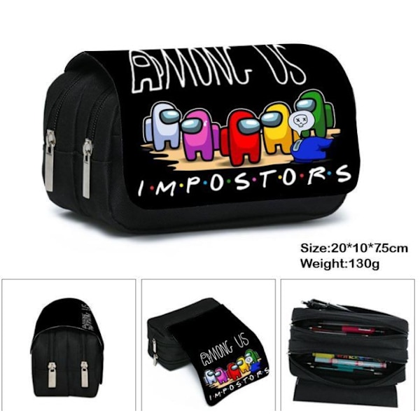 Among Us Pennfodral Pencil Case Stationery Bag Large Capacity Modell 5 Modell 2