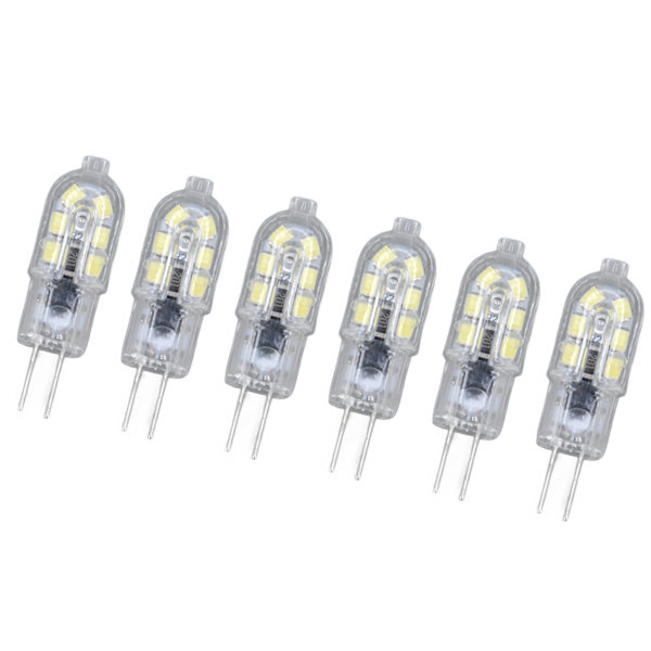 10-pack G4 2835 LED-lampa Transparent LED-lampa Plug in Light