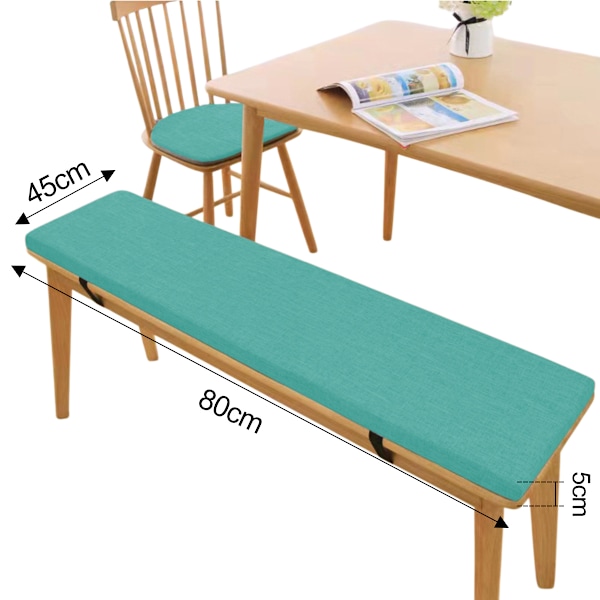 5 cm tjock sittdyna för bänk, tvättbar stolsdyna för bänk, trädgårdsbänkdyna utomhus, stor sittdyna för stol golv kontorsstol, Style 4
