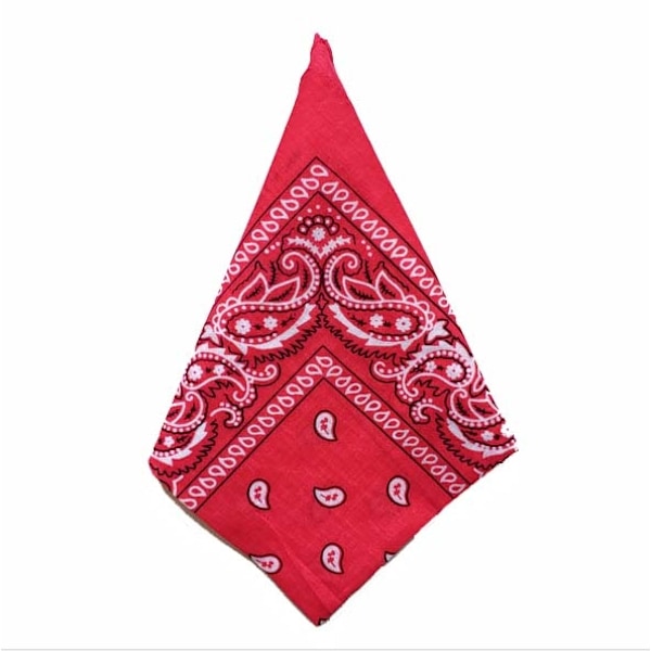 Bandana Paisleymönster Svart Svart