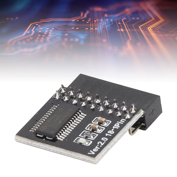 Moderkortssäkerhet TPM2.0 Modul Krypteringssäkerhetsmodul Fristående Krypteringsprocessor Säker Lagring för ASROCK Kompatibel med WIN11 Byggd