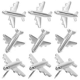 12 stk. metal tryknapper, flyformede tegnestifter, søde tegnestifter, dekorative tegnestifter
