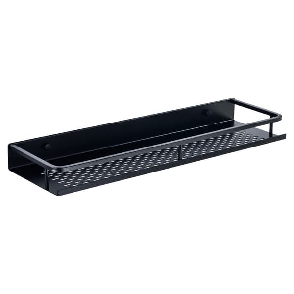 Badeværelseshylde i rustfrit stål, sort, 50*11.8*4.5cmBemærk: Dat