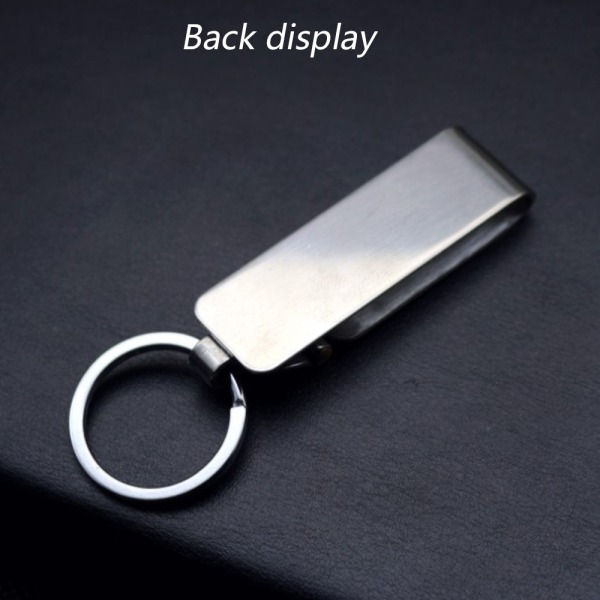 2-pack - Säker bältesklämma nyckelhållare med metallkrok nyckelring
