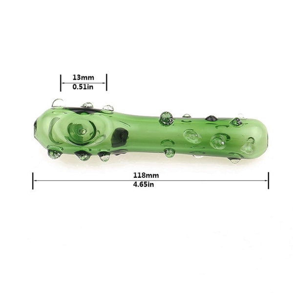 Cucumber Shape Design Glasögon Pipe Party Roligt rökfilter