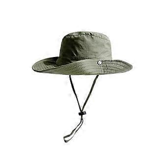 Solhat Spand Hat Solbeskyttelse Unisex Sommer Strandhat til Strand Marineblå(Grøn)