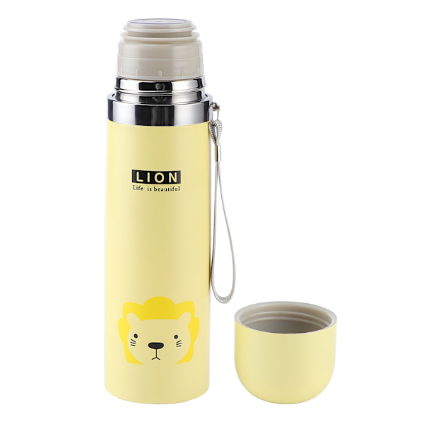 500ml Cartoon Vakuumkopp Bärbar Rostfritt Stål Isolering