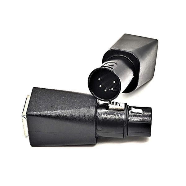 1 par DMX til RJ45-stik RJ45 Ethernet til 5-benet XLR DMX hun- og hanadapter til lyd og video