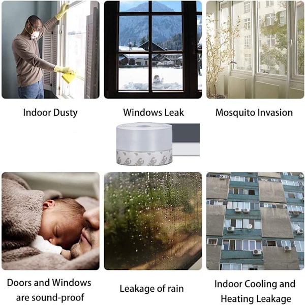 Silikon tätningslist, dörrtätningslist