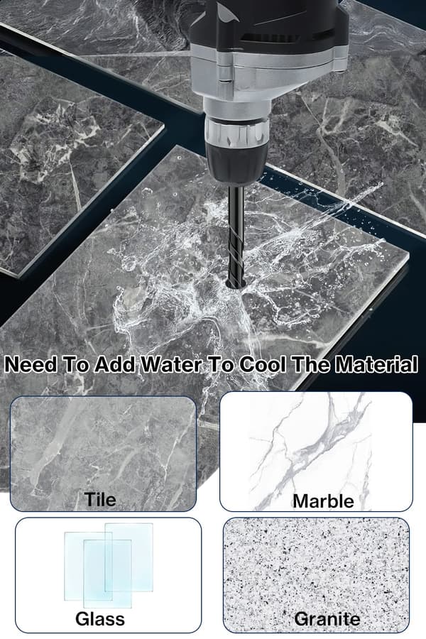 Glassbor, Flisbor, 10 stk. Glassbor, Gl