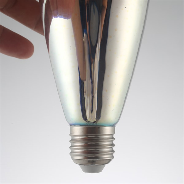 3D fyrverkeri LED-lampa LED-lampor 3D fyrverkeri-effekt 4W E27