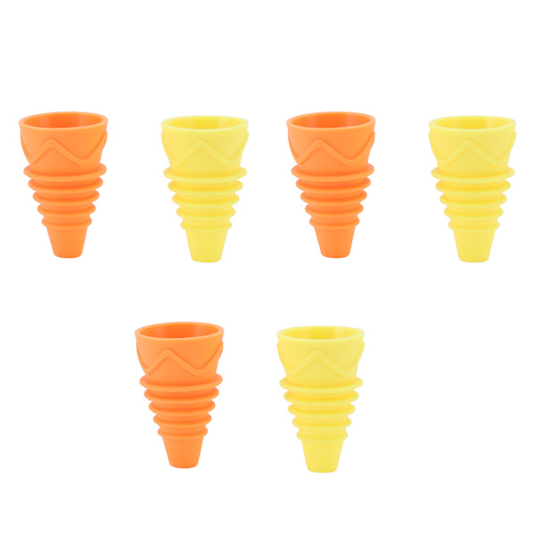 6PCS Fly Trap Funnel Återanvändbar Flexibel Silikon Flytrap Funnel