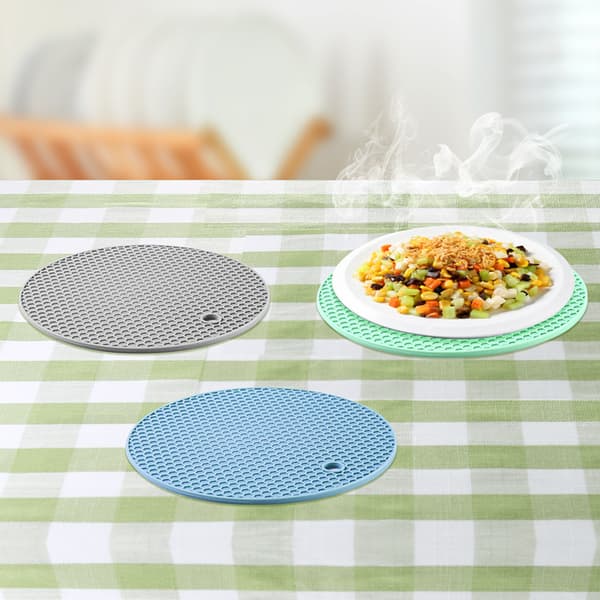 Rund Silikon Stekpanna, 1 st Halksäker och Värmebeständig 250°C