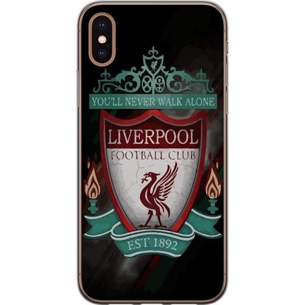 Apple iPhone XS Genomskinligt Skal Liverpool L.F.C.