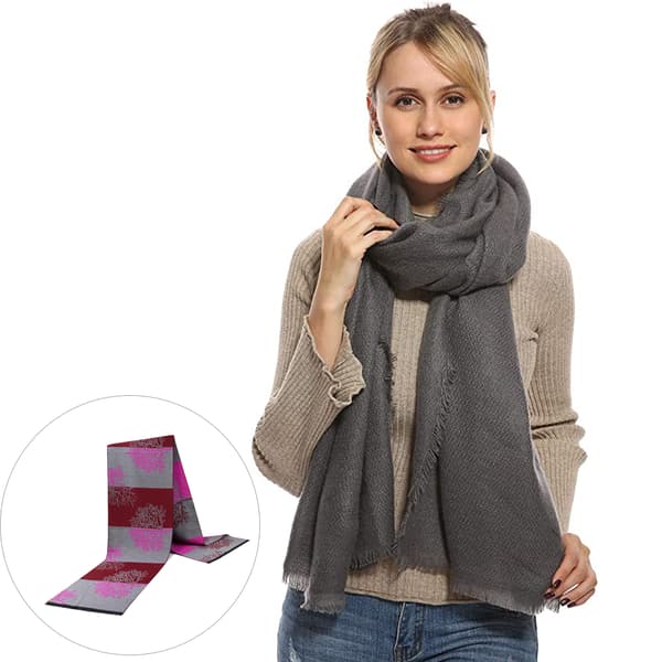 Oversized tørklæder, wraps og sjaler, varme cashmere bryllupsgaver Rose Lucky Tree