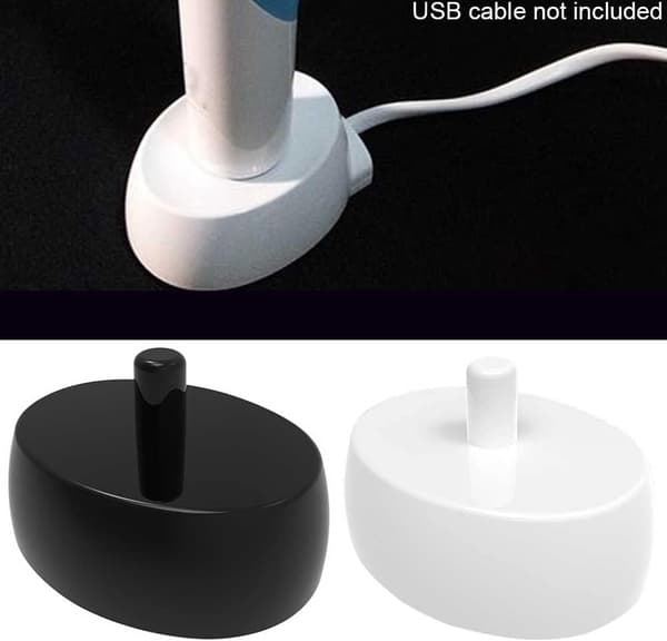Erstatningsladerbase for elektrisk tannbørste, 1,5W, USB-grensesnitt