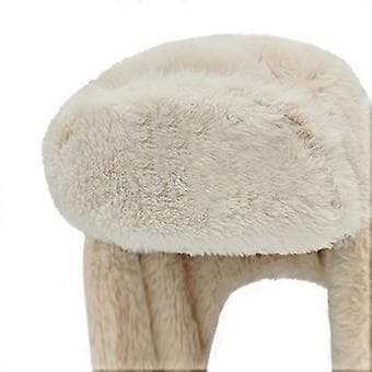 Vinter Trapper Hatte Vinter Lei Feng Hat med Øreklapper Ski Termisk Hat Fortykket Sne Vinter Varm Hat Vinterhatte til Mænd Ski (Beige)