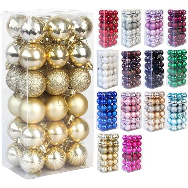 Christmas Ball Shatterproof Christmas Tree Decoration Ball