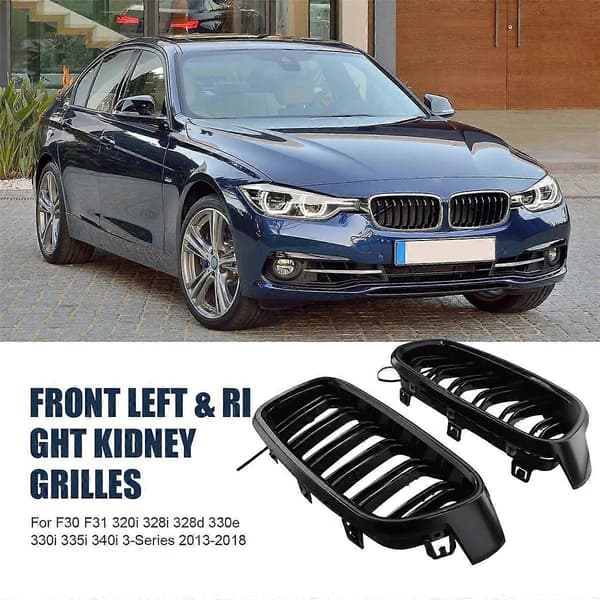 Bil LED Lys Front Nyregrill Grilllys til 3-serie F30 F31 2013-2018