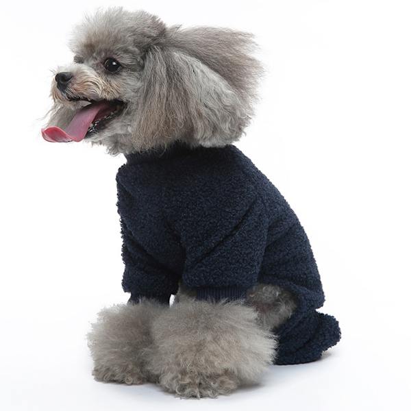 Hunde hjemmetøj flannel pyjamas kæledyr heldragt kæledyrstøj efterårs- og vintertøj
