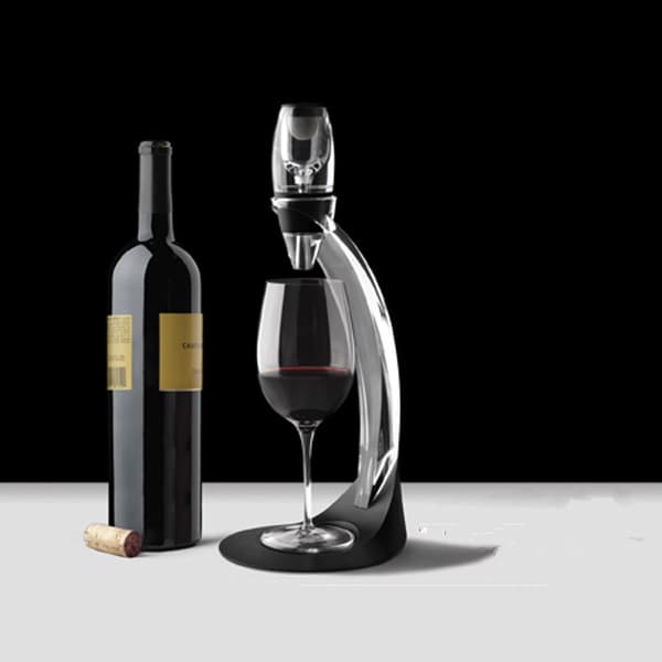 Vinlufter Vinkaraffel, Vinlufter Karaffel med Stativ og