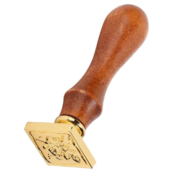 Voksseglstempel Enkel installasjon Enkelhet DIY Klassisk forsegling for konvolutter Invitasjoner Bryllupspynt Blader